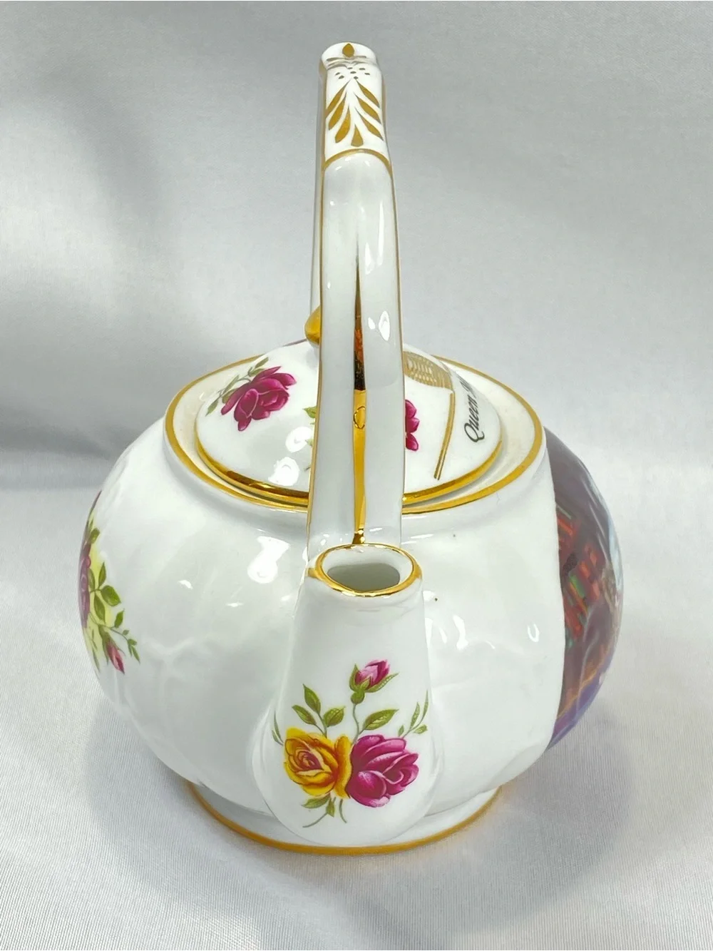 Fielder Keepsakes Porcelain Queen Mary Regency Kittens Teapot